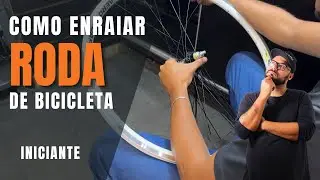 Como MONTAR roda de bicicleta do zero | INICIANTE | Enraição de roda roda de bicicleta
