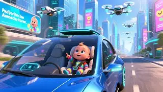 Wroom Wroom Car Ride 🚗💨 | Fun Car Adventure for Kids | Toddler Learning Video