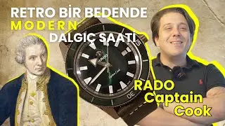 Retro Bir Bedende Modern Bir Dalgıç Saati | Rado Captain Cook