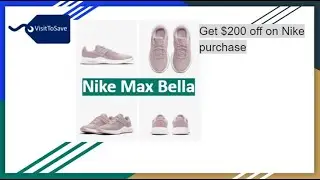 Nike Max Bella Deals | Save $200 on Nike Purchase | Nike Air Max bella | 40% off Nike Purchase
