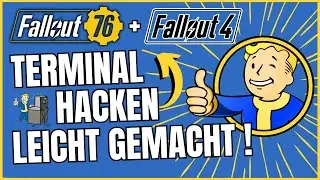 TERMINAL hacken LEICHT gemacht ! Fallout 76 Fallout 4 Tutorial Anleitung Guide [deutsch]