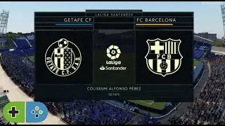 Getafe CF vs Barcelona  (17/10/2020)  La Liga BBVA  FIFA 20 FULL MATCH PS4 GAMEPLAY