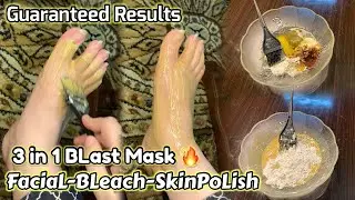 3-in-1 BLAST MASK | Facial, Bleach & Skin Polish in One Pack | Weekly Skincare Routine