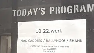MAD CADDIES/BALLYHOO! JAPAN TOUR 2025/SHANK SHIBUYA CLUB QUATTRO