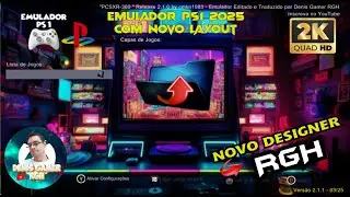 EMULADOR PS1 2025 COM NOVO LAYOUT (PCSXR-360)