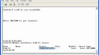 510   47  Implementing Switch Security   06  Troubleshooting Port Security