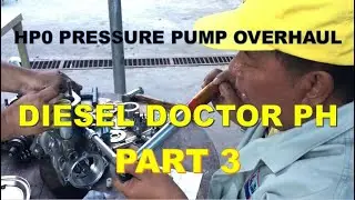 FUSO 6M60 HP0 PRESSURE PUMP OVERHAUL. PART 3 #fuso #6m60 #wadiadai #dieseldoctorph