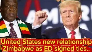 Zimbabwe might escape poverty after US government signing deal with Harare sign of life is coming...