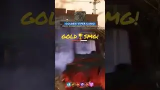 How to unlock 🔓 GOLD🏆Milano SMG! CoD Cold War Zombies #cod #callofduty #zombieshorts #xboxseriesx