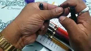 Gama Model 3 Fountain Pen writing and Review