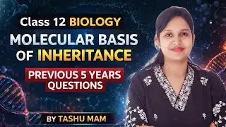 📘 Class 12 Biology | Molecular Basis of Inheritance | Previous 5 Years Questions By Tashu Mam |MCC|