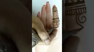 finger mehndi design 3 by mk mehandi art #shorts
