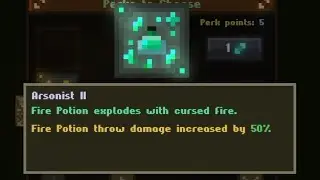 Caves (Roguelike) - New Perk? Arsonist II