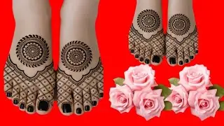 New 2026 Feet mehndi design/ beautiful bridal Foot mehndi/pairon ki mehndi ka design/ mehndi 