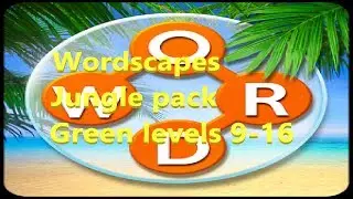 Wordscapes Jungle pack Green levels 9-16