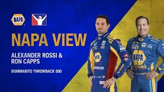 Alexander Rossi/Ron Capps NAPA View- Bommarito Throwback 500