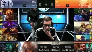 TSM vs P1 Game 1 - NA LCS Summer 2016 W8D2 - Team SoloMid vs Phoenix1