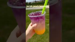 Simple peach lemonade recipe with Tea Zone Peach Popping Pearls #poppingboba #drink #recipe #teazone