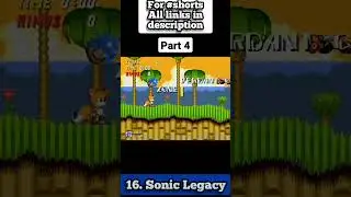 100 Sonic Rom Hacks for your smartphone With RetroArch and MD emulators Vertical edition #shorts #4