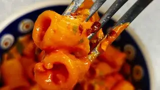 One Pot Pasta With Vodka Sauce - ASMR Cooking Video