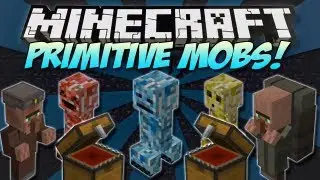 Minecraft | PRIMITIVE MOBS! | Mod Showcase [1.4.7]