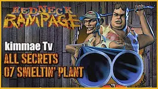 Redneck Rampage (Redneck GDX) - 07 Smeltin' Plant - All Secrets [4K 60FPS] 레드넥 램페이지 07 제련소