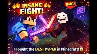 Minecraft PvP vs BEST CPvPER | Insane Fight😈| Challenging the BEST PvPER in Minecraft PvP😱