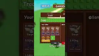 Trading For RAINBOW HATCHED RACCOON⁉️ #growagarden #gag #roblox