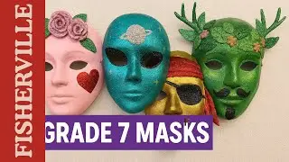 Grade 7 Mask Showcase | Creative Masks Inspired by Books & Story Genres!