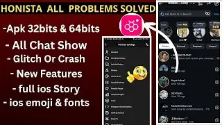 Honista All Problems Solved 🔥 | Chat not  show problems fixed | crash problems solved | ios story |