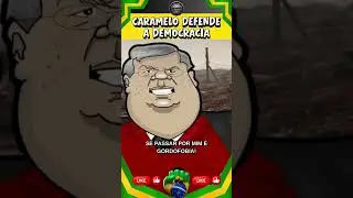 CARAMELO DEFENDE A DEMOCRACIA#shorts