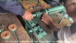 Cách Đo, Lấy Thông Số Để Thay Trục Hợp Kim 0981.118.008 Cho Máy #đuctranvinachi #dungculammoc
