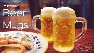 🍺 Miniature Beer Mug - Resin & Polymer Clay Tutorial feat. Nendoroid Germany