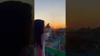 Sunset || amazing Nature || Evening moments || cool vibe #yt #shorts #sunset #reels #love #funny