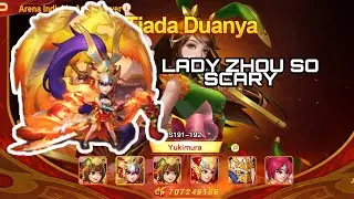 726.655 BILLON vs 707.249 BILLION, LADY ZHOU LIKE A MONSTER - DYNASTY HEROES: LEGEND OF SAMKOK