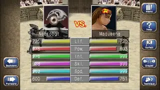 Necrobot vs. Maqueena (5 Matches) - Monster Rancher 2 DX
