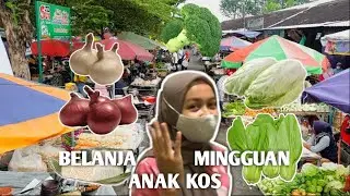 BELANJA KE PASAR UNTUK KEBUTUHAN ANAK KOS | TLOG 2