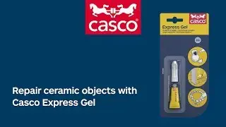 Repair ceramic objects with Casco ExpressGel