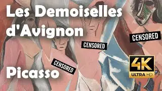 Les Demoiselles d'Avignon by Pablo Picasso  |  Close up in HD detail   🖌