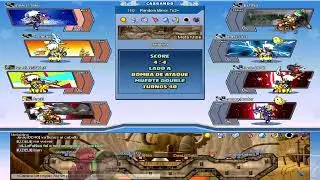 Gunbound GGH | Random Mirror 4 vs 4 | Trio Coop | Map Metamine  | 1270 GOLD 48 GP | Score 1 - 0