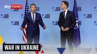 Hegseth, Healey and Rutte join NATO defence ministers for Ukraine meeting