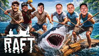 WIR SPIELEN DAS ERSTE MAL RAFT!⛵mit Trymacs, Monte, Gtime, Zarbex & Willy🔥