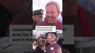 Celebrities serve Thanksgiving meals on LA's Skid Row