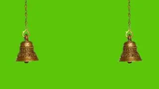 temple bell green screen || mandir bell/Ghanti green screen || no copyright green screen