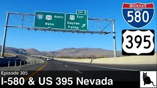 I-580 and US 395: Carson City to Reno (Nevada)
