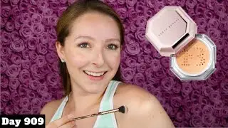 FENTY BEAUTY FAIRY BOMB SHIMMER POWDER REVIEW & TUTORIAL | 24Kray