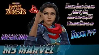 MS MARVEL MARVEL ZOMBIES T3 ES BUENA EN PVE ? ... FUNCIONA CON CTP DE ENERGIA REFORJADO??  MFF