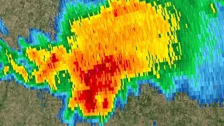 2024 Comanche, Oklahoma Supercell Radar Loop