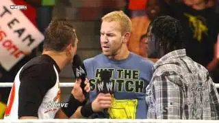 WWE Raw - Christian, The Miz & R-Truth (Funny Moment) 20th/june/2011