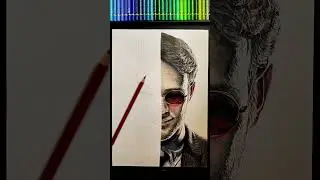 bref j'ai dessin&eacute; Daredevil #art #drawing #daredevil #marvel